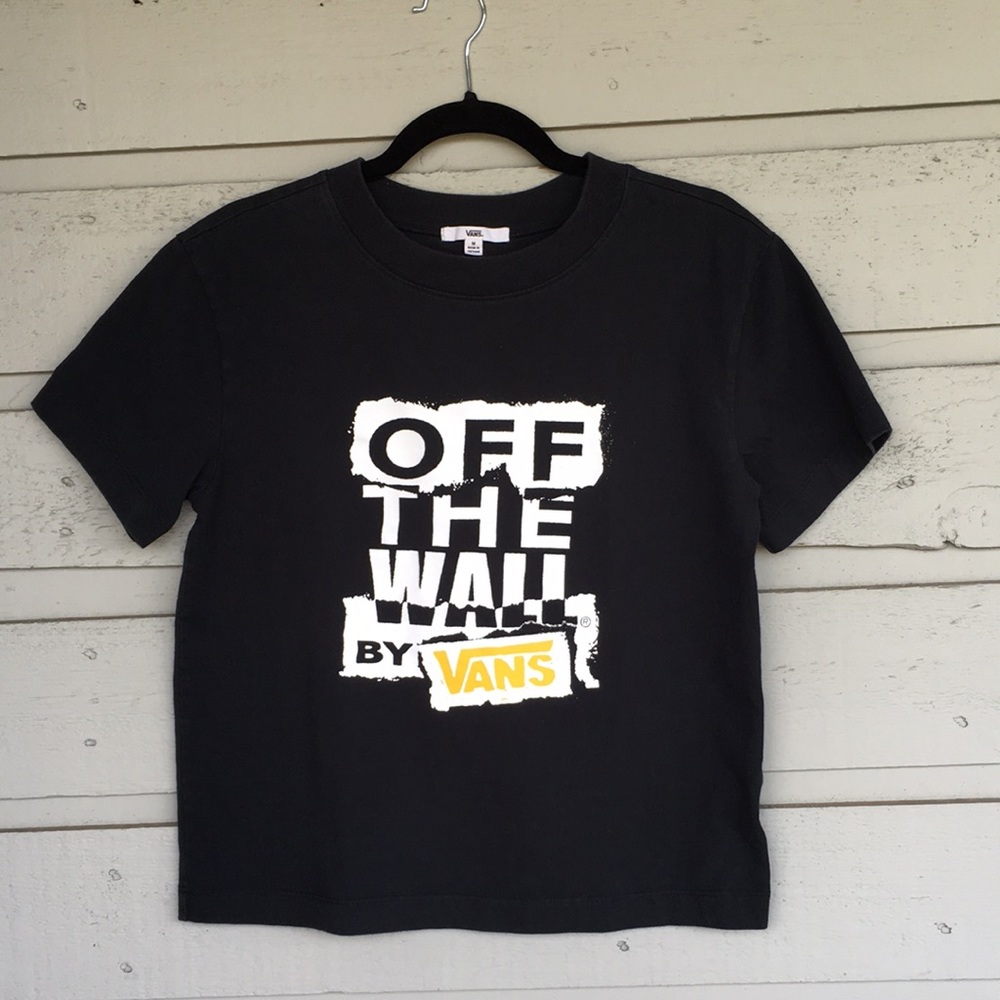 VANS BOXY “OFF THE WALL” GRAPHIC TEE 100% COTTON